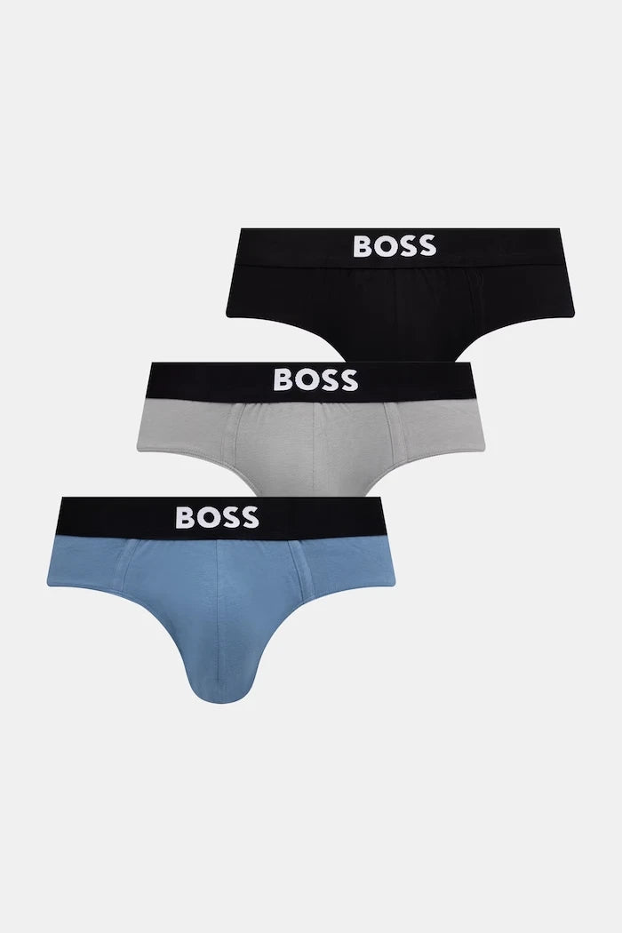 BOSS Erkek Pamuklu Elastan Dar Boxer HipBr 3'lü