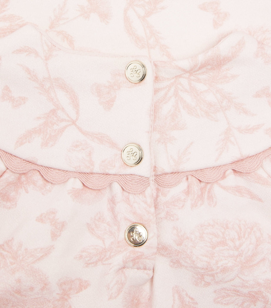 Cotton Toile de Jouy Tiered Dress (3-12 Years)