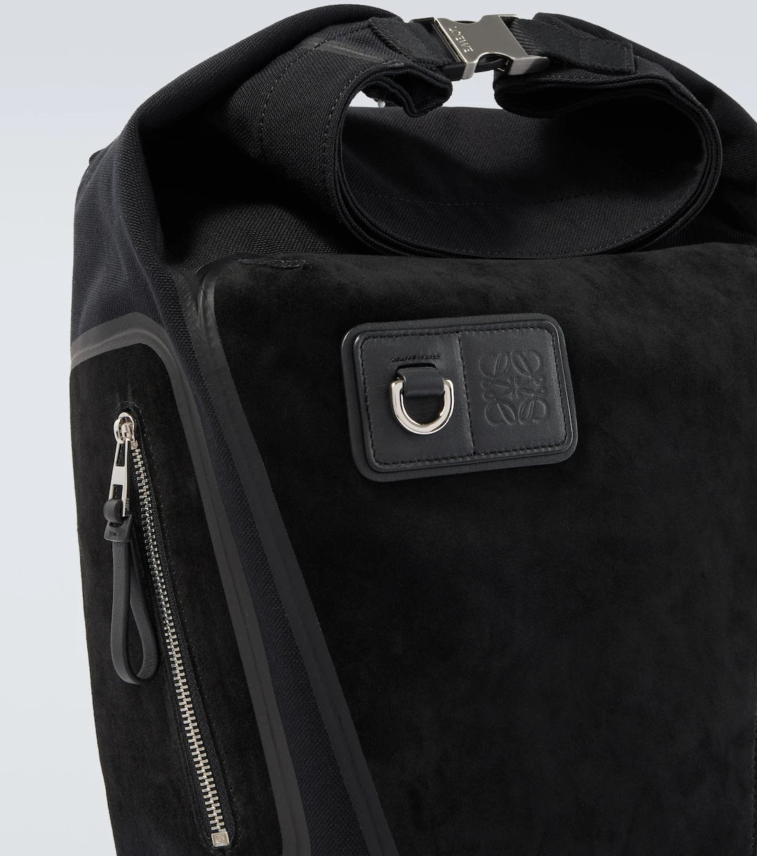 Loewe - Flex canvas and suede backpack