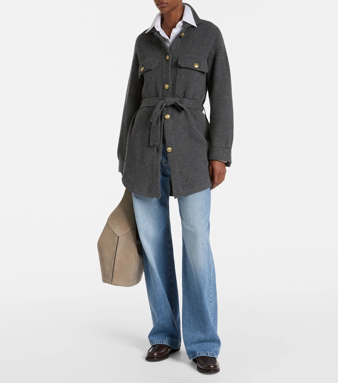Brunello Cucinelli - Wool, cashmere, and silk cardigan