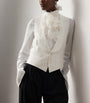 Ralph Lauren Collection White Cotton Piqué Zeke Waistcoat
