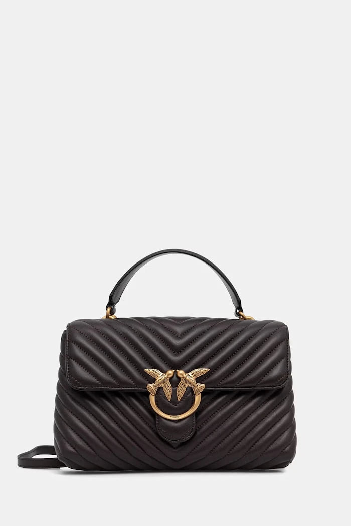 Pinko kadın deri crossbody çanta