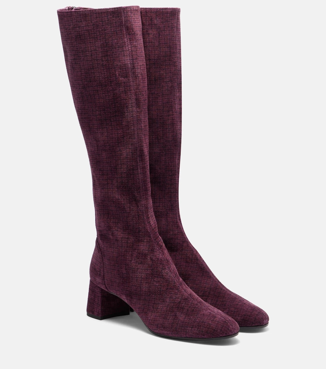 Aquazzura - Saint Honoré 50 suede knee-high boots