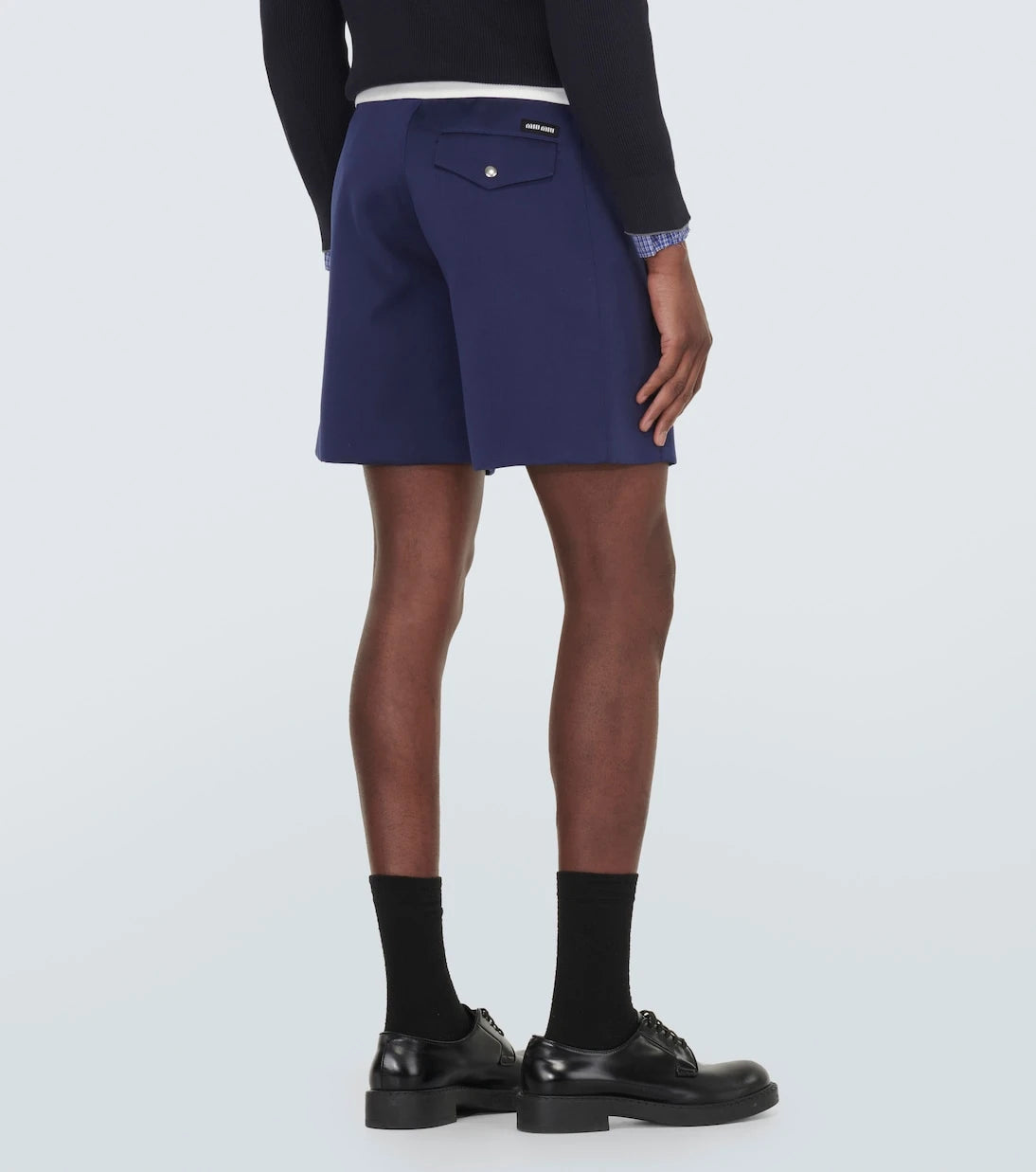 Miu Miu - Satin Bermuda shorts