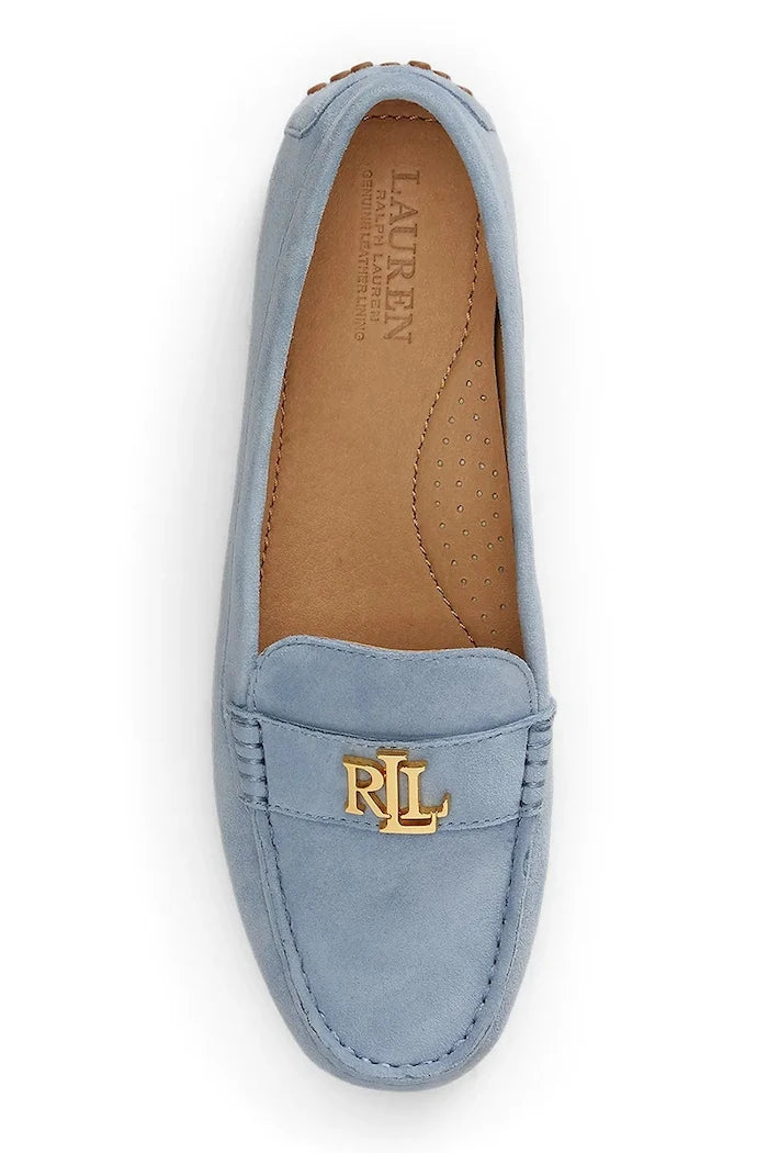 Lauren Ralph Lauren мокасини дамски от велур Barnsbury