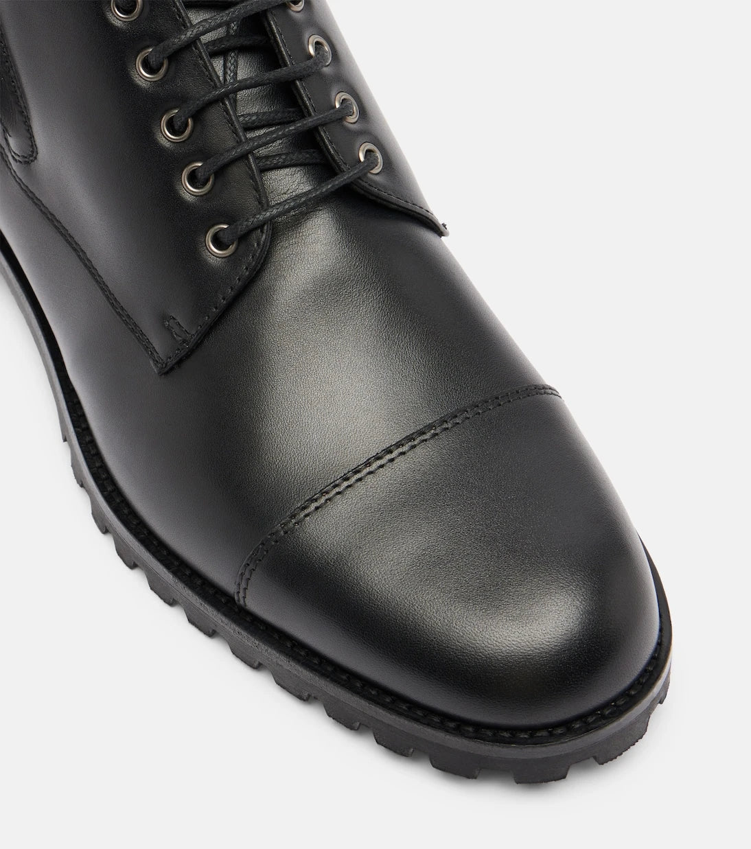 Manolo Blahnik - Lugata leather combat boots