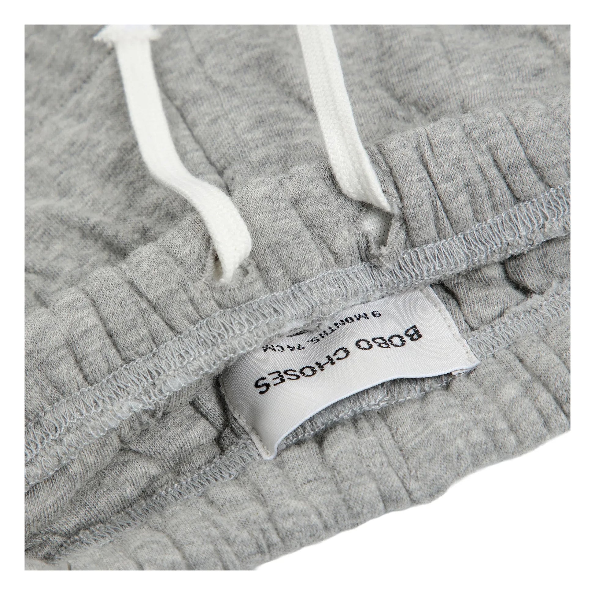 Bobo Choses - Quilted jogger | Heather grey