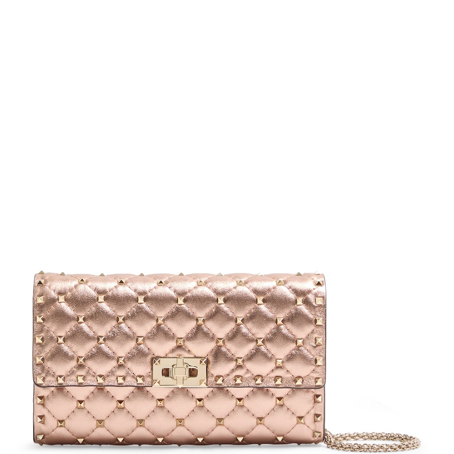Valentino Garavani Leather Rockstud Spike Shoulder Bag