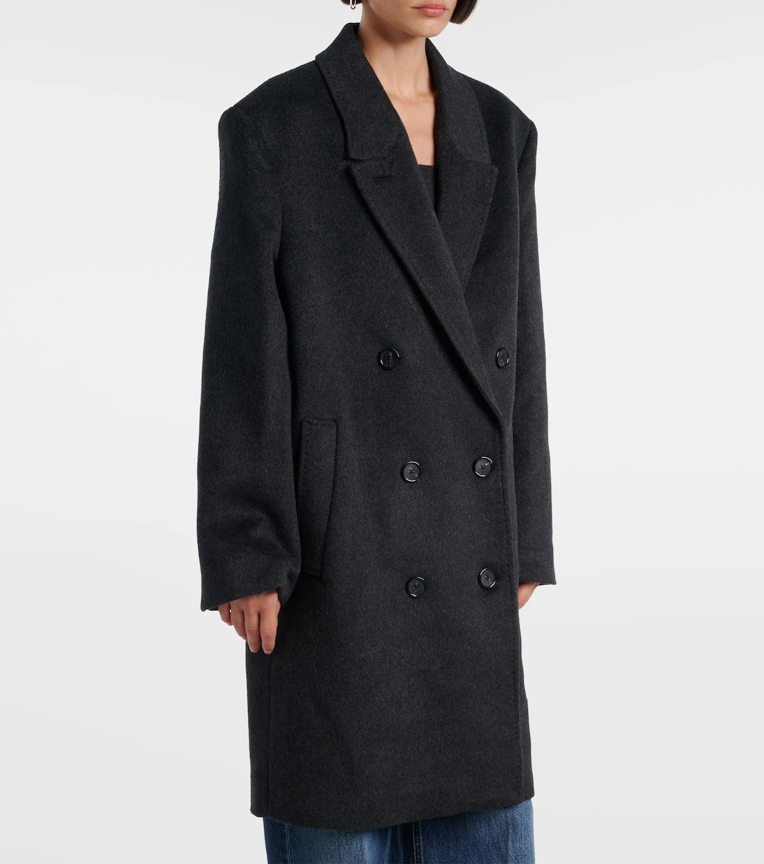 Toteme - Double-breasted cashmere coat