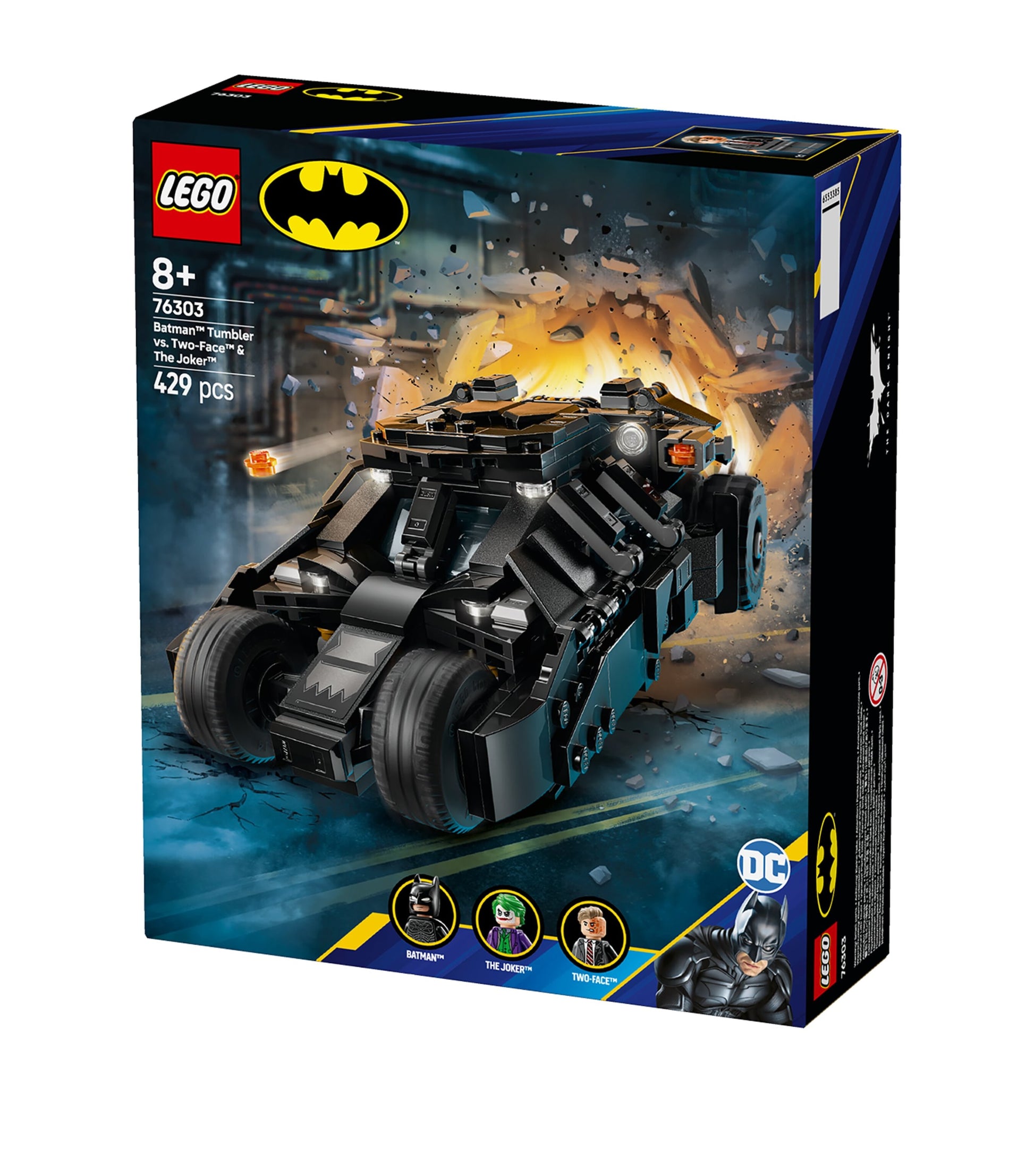 DC Batman Tumbler vs. Two-Face & The Joker Set 76303