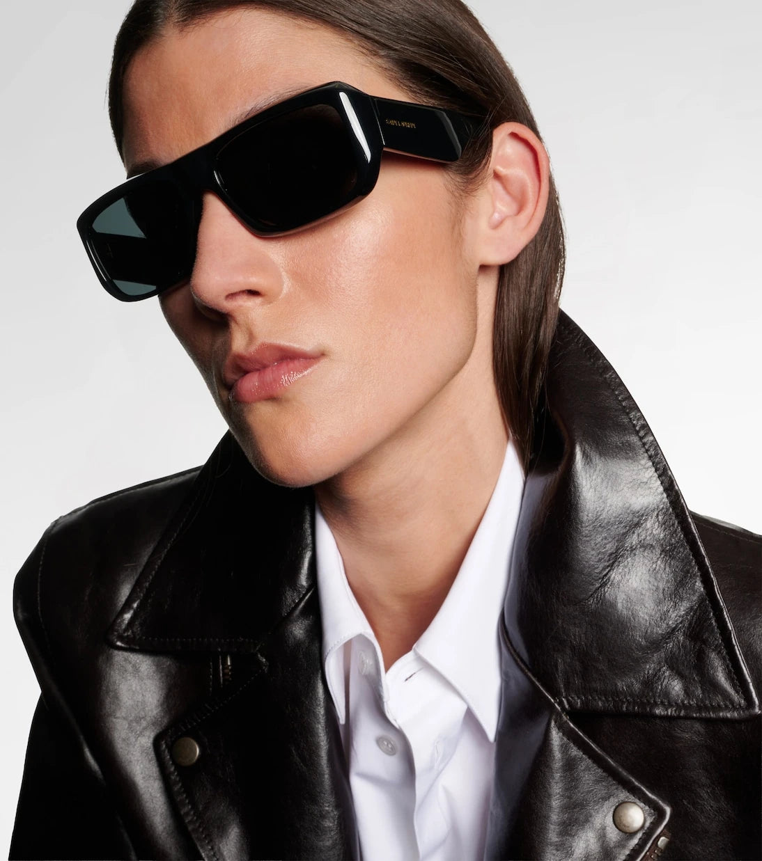 Saint Laurent - SL Logo rectangular sunglasses