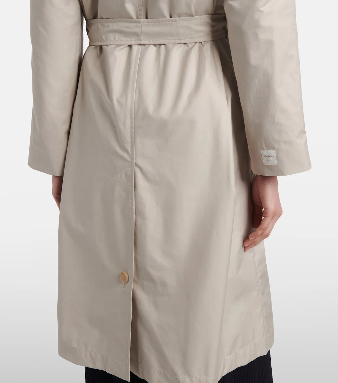 Max Mara - The Cube Orleans belted twill coat