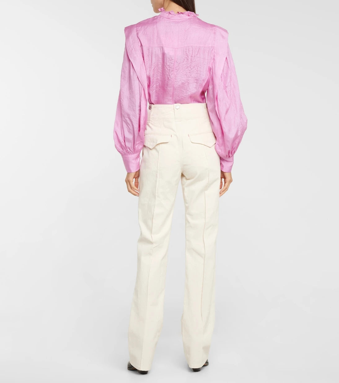 Isabel Marant - Dilirok high-rise straight cotton pants
