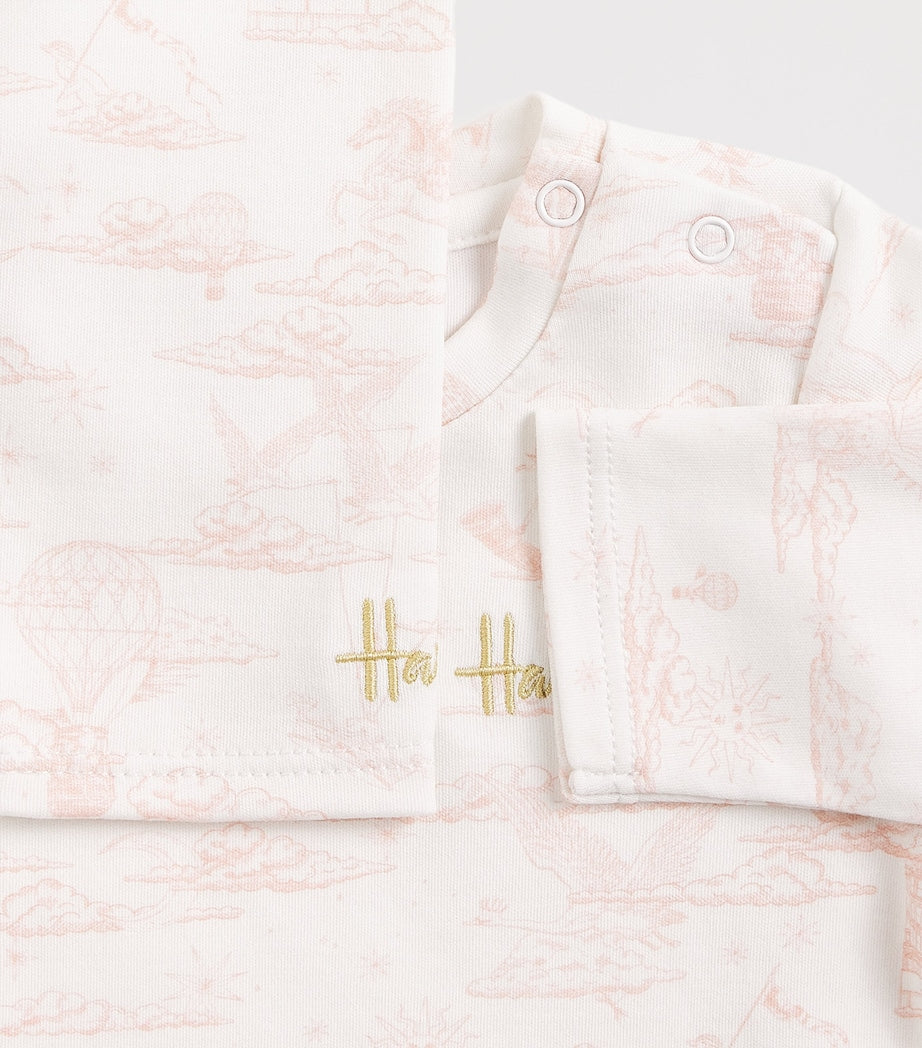 Harrods Pima Cotton Balloon Top and Trousers Set (0-18 Months)