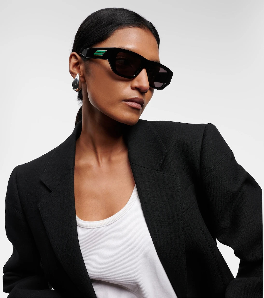 Bottega Veneta - Bolt rectangular sunglasses
