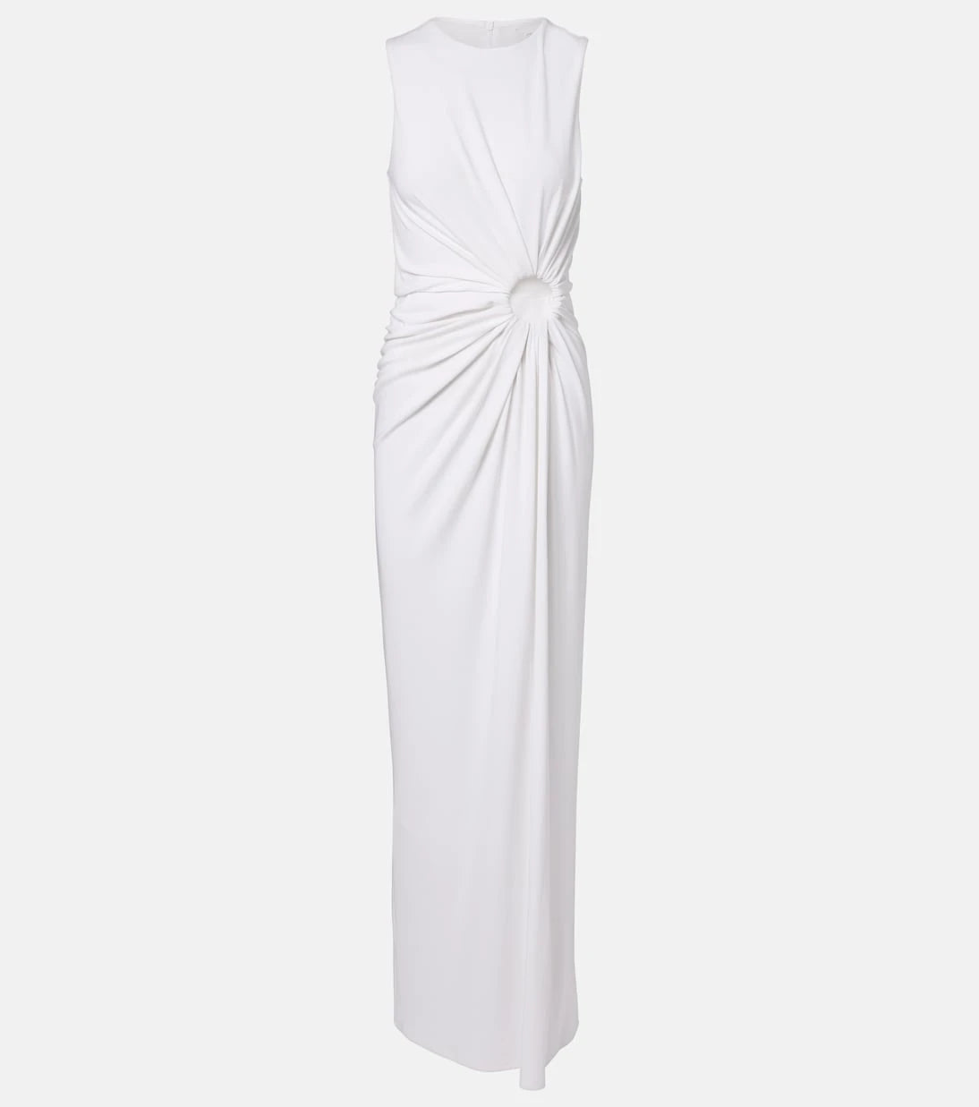 Sportmax - Saletta cutout crêpe jersey maxi dress