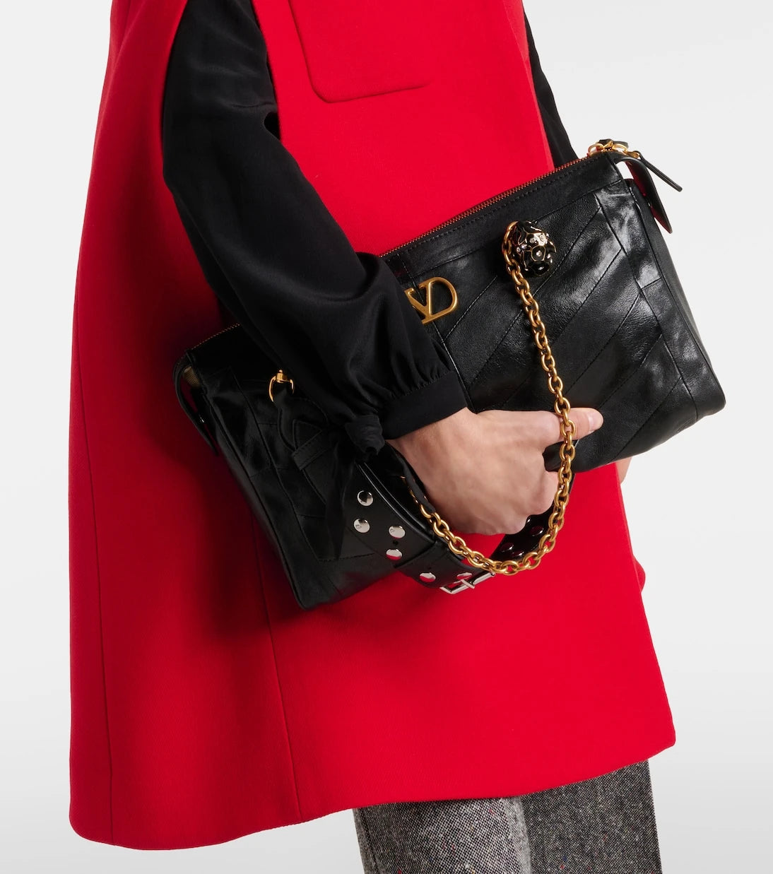 Valentino - VLogo wool cape