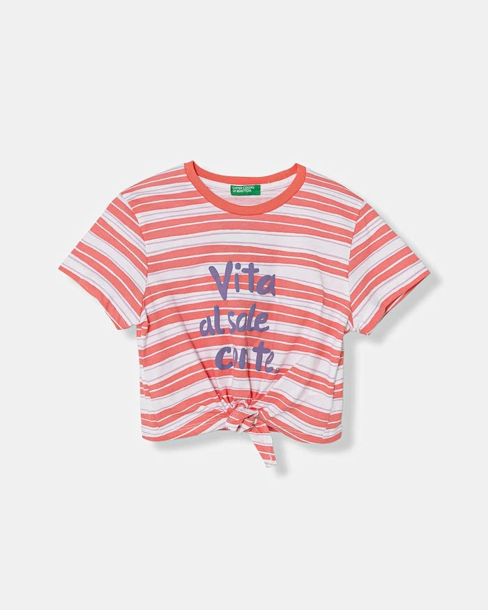 United Colors of Benetton çocuk pamuklu tişört