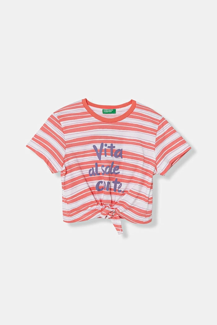 United Colors of Benetton тениска за деца от памук