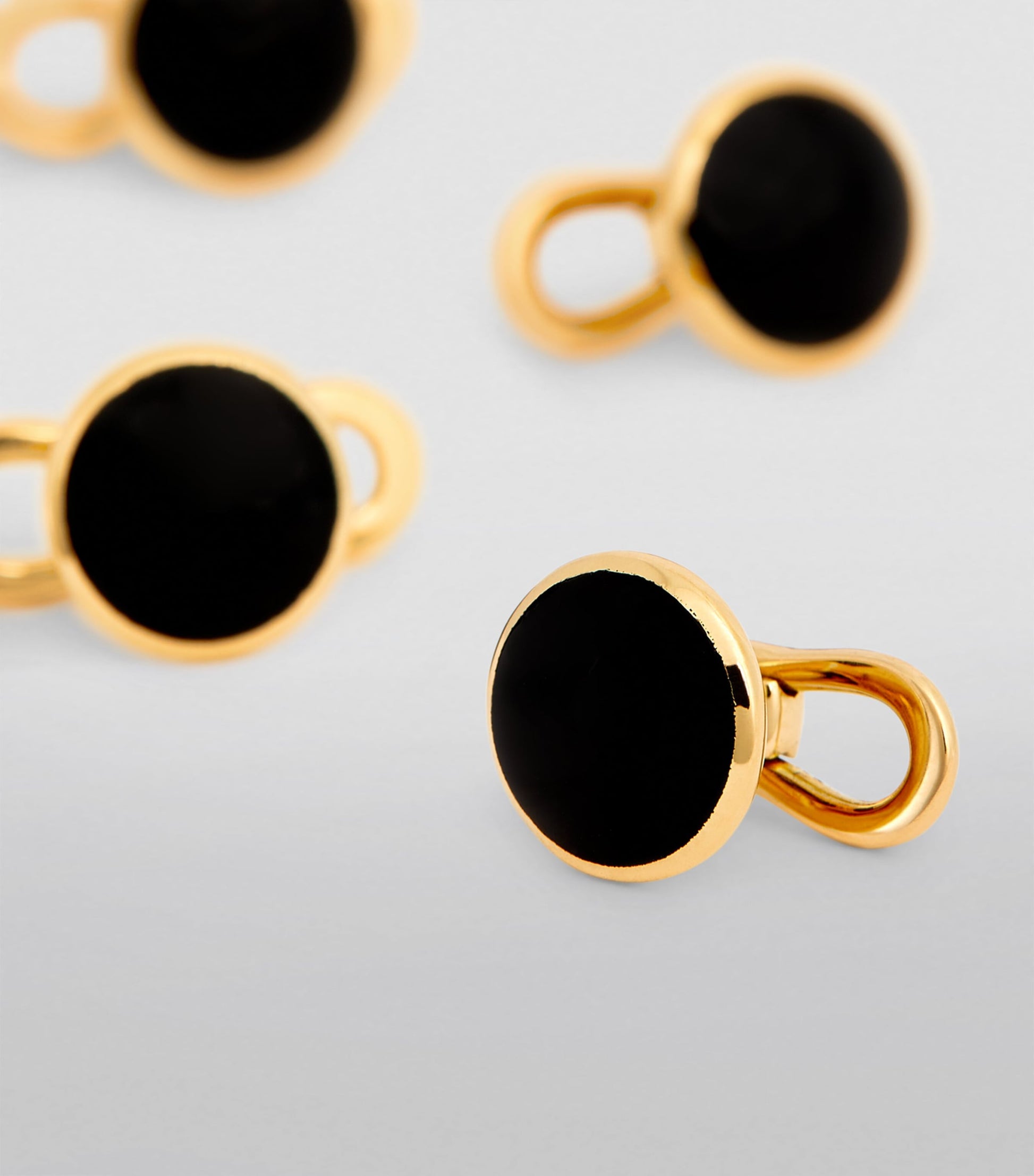 Yellow Gold and Onyx Cufflinks