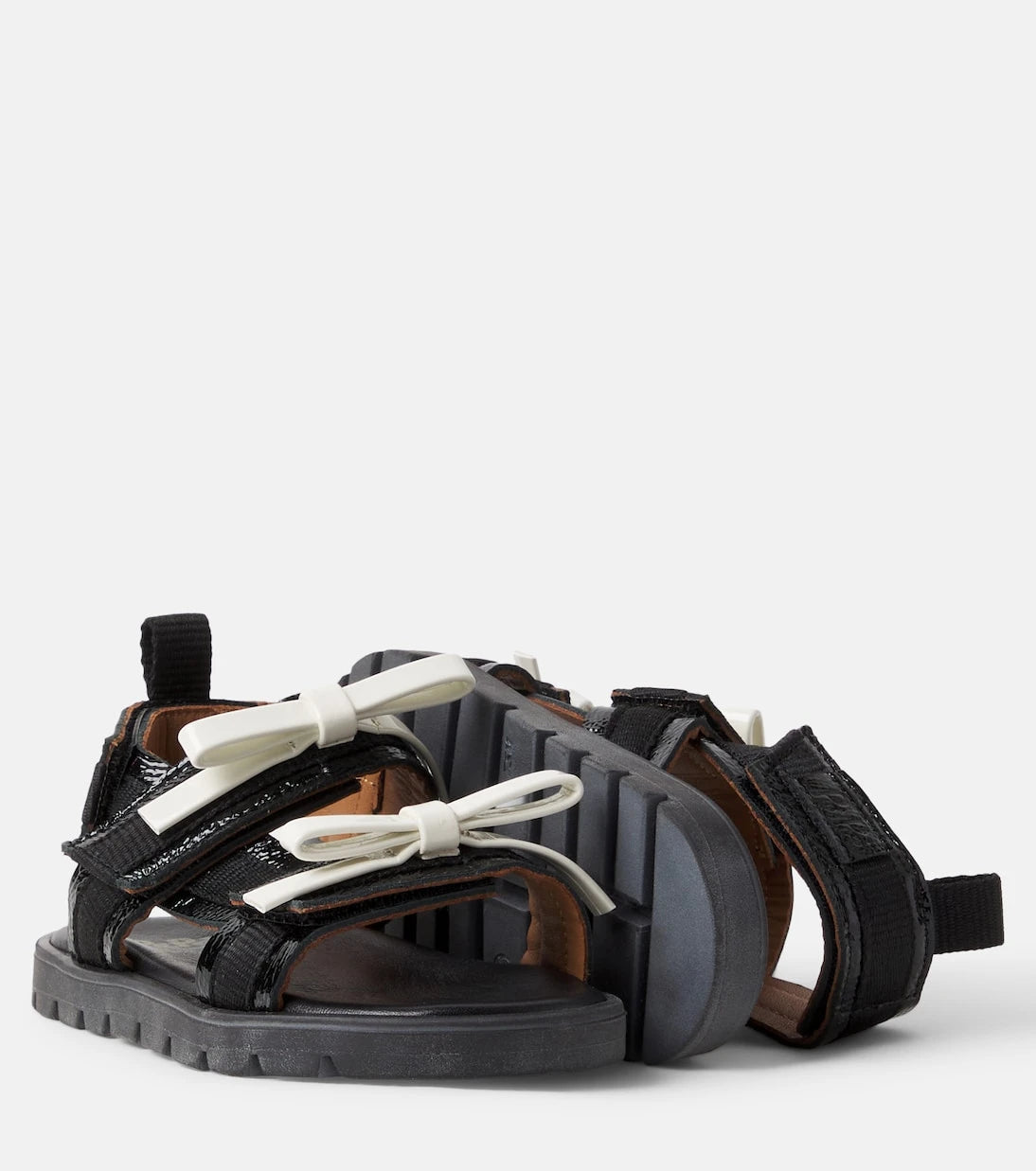 PèPè - Kekko bow-detail leather sandals
