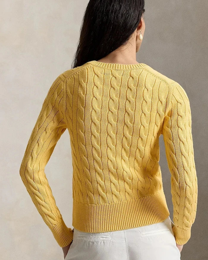 Polo Ralph Lauren kadın pamuklu yelek COTTON-LSL-CRD