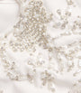Zuhair Murad White Pearl-Embellished Kaftan Maxi Dress