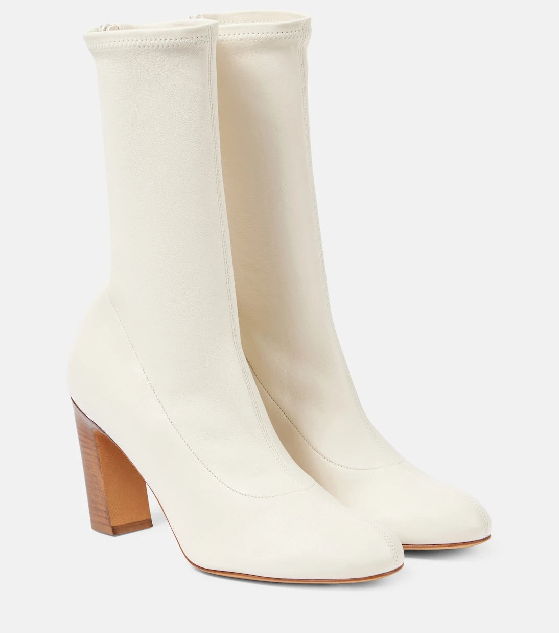 Khaite - Apollo leather ankle boots