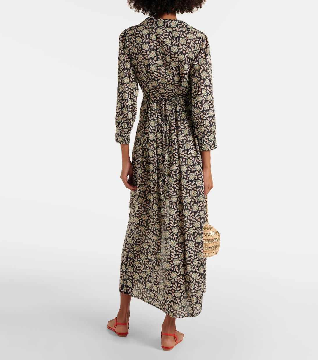 Rixo - Franchi floral cotton midi dress