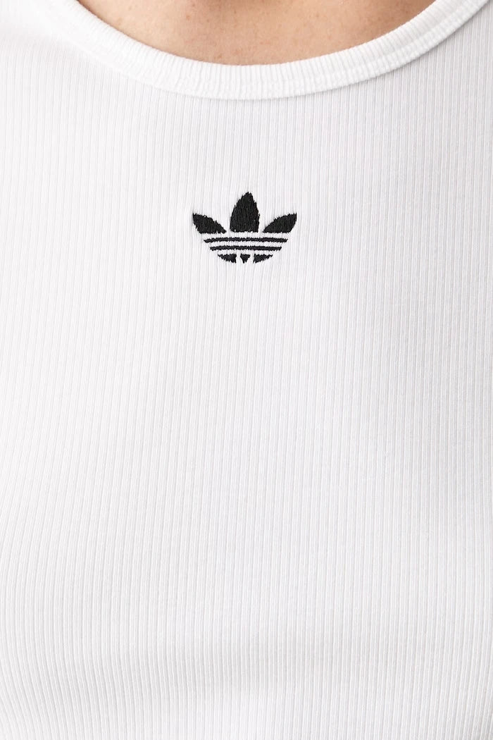 adidas Originals къс топ дамски с памук Essentials