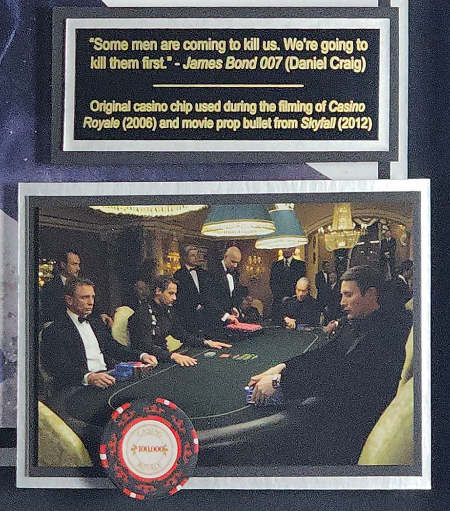 James Bond Skyfall Daniel Craig Signed Framed Display