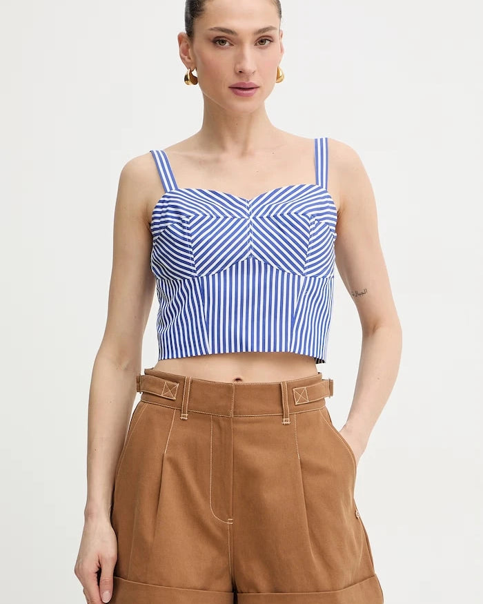 Guess kadın pamuklu crop top TECLA