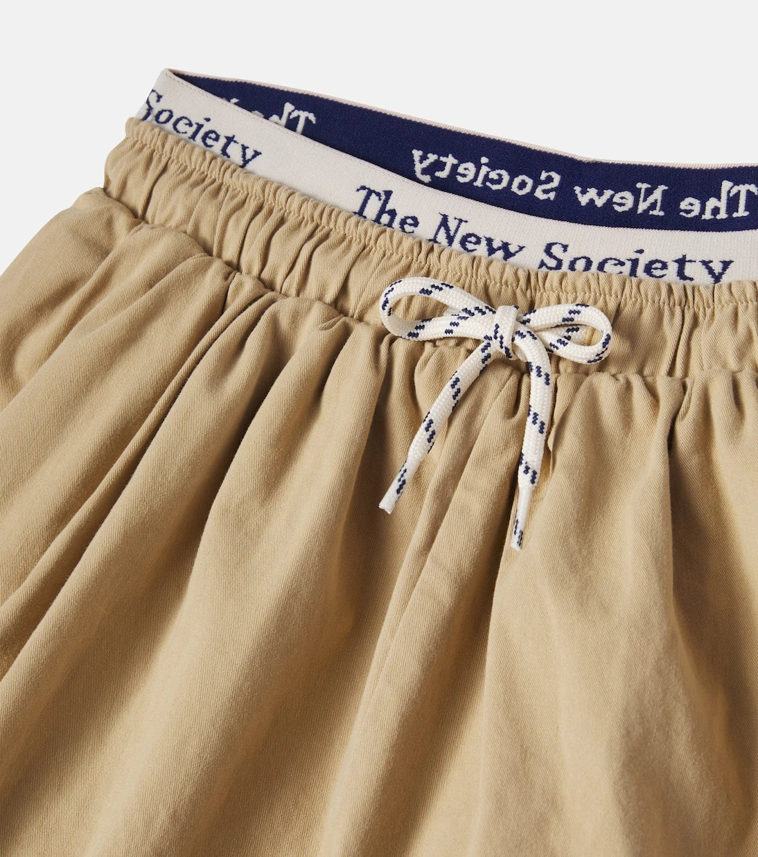 The New Society - Gorse cotton shorts