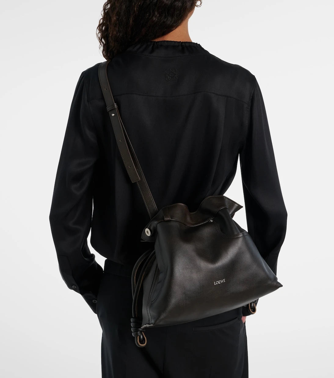 Loewe - Flamenco Medium leather clutch