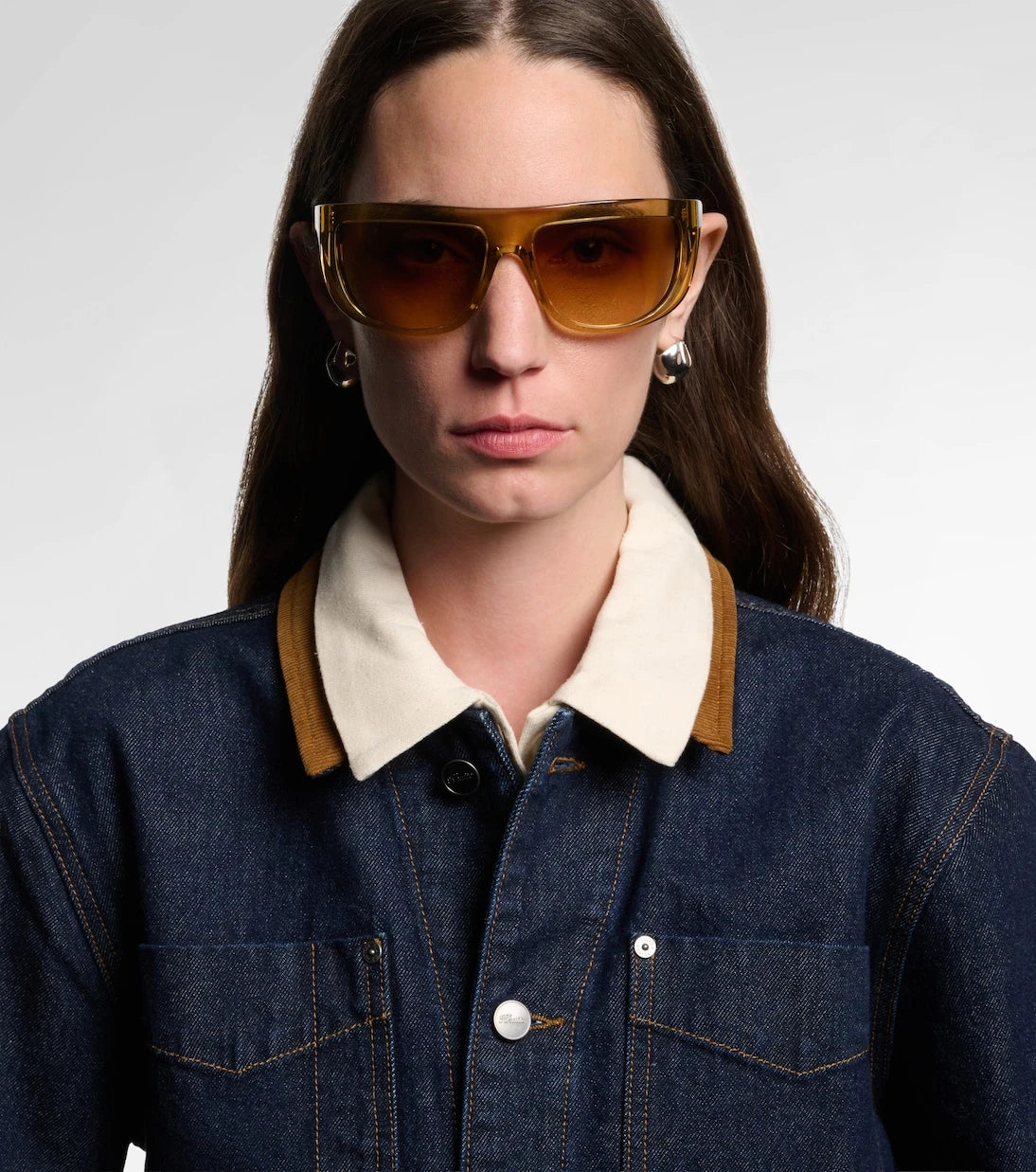 Khaite - x Oliver Peoples 1974C oversized sunglasses