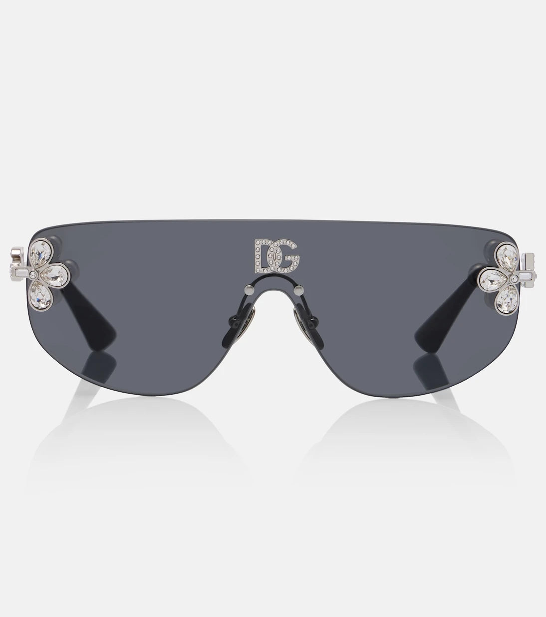 Dolce&Gabbana - DG crystal-embellished aviator sunglasses