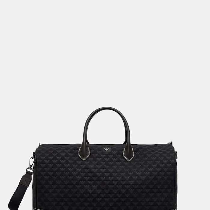 Emporio Armani erkek deri seyahat çantası
