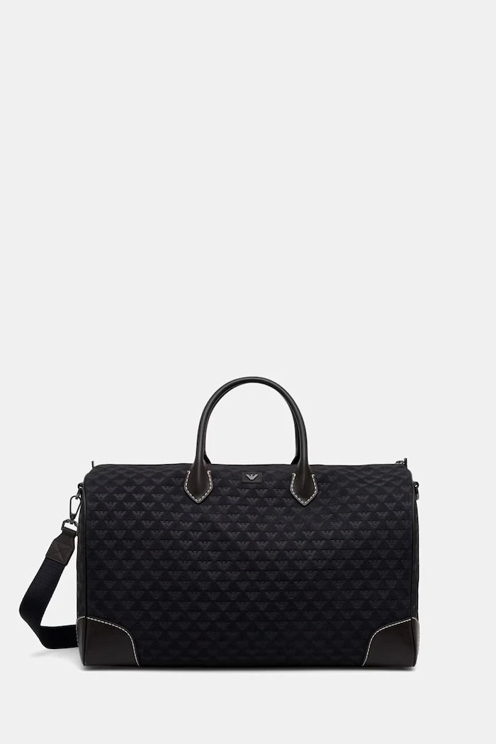 Emporio Armani erkek deri seyahat çantası
