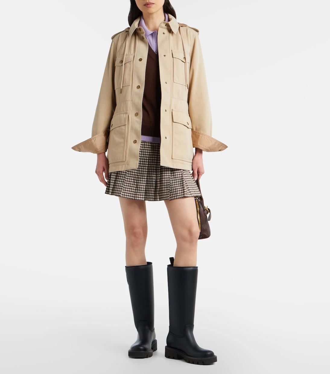 Moncler - Centaurea belted field jacket