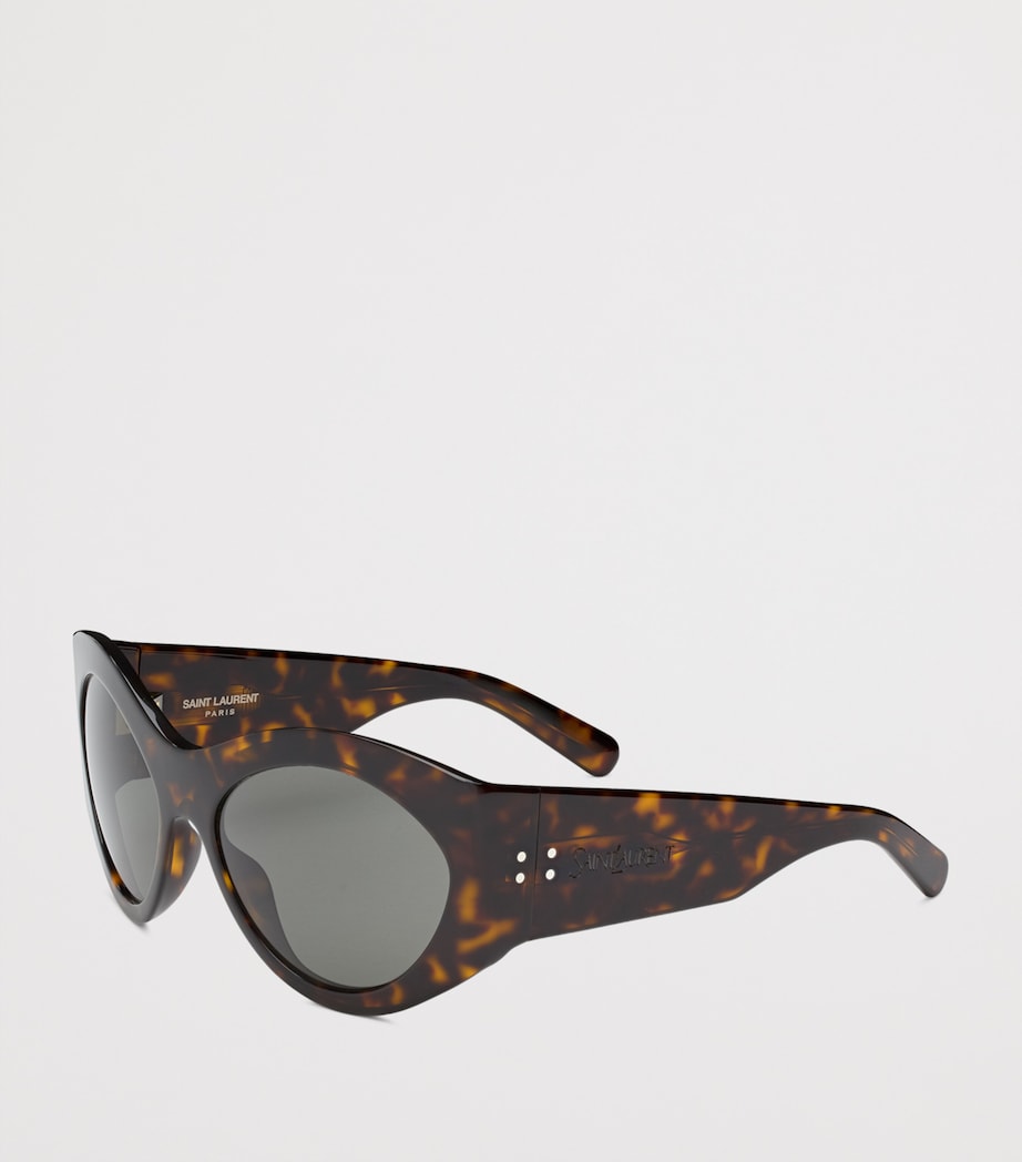 Brown Acetate Tortoiseshell SL 854 Butterfly Sunglasses