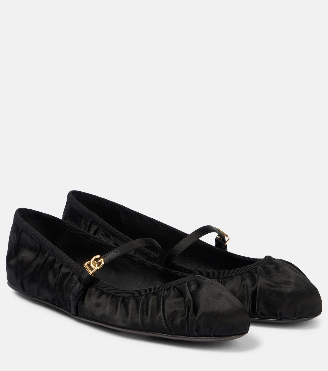 Dolce&Gabbana - DG satin ballet flats