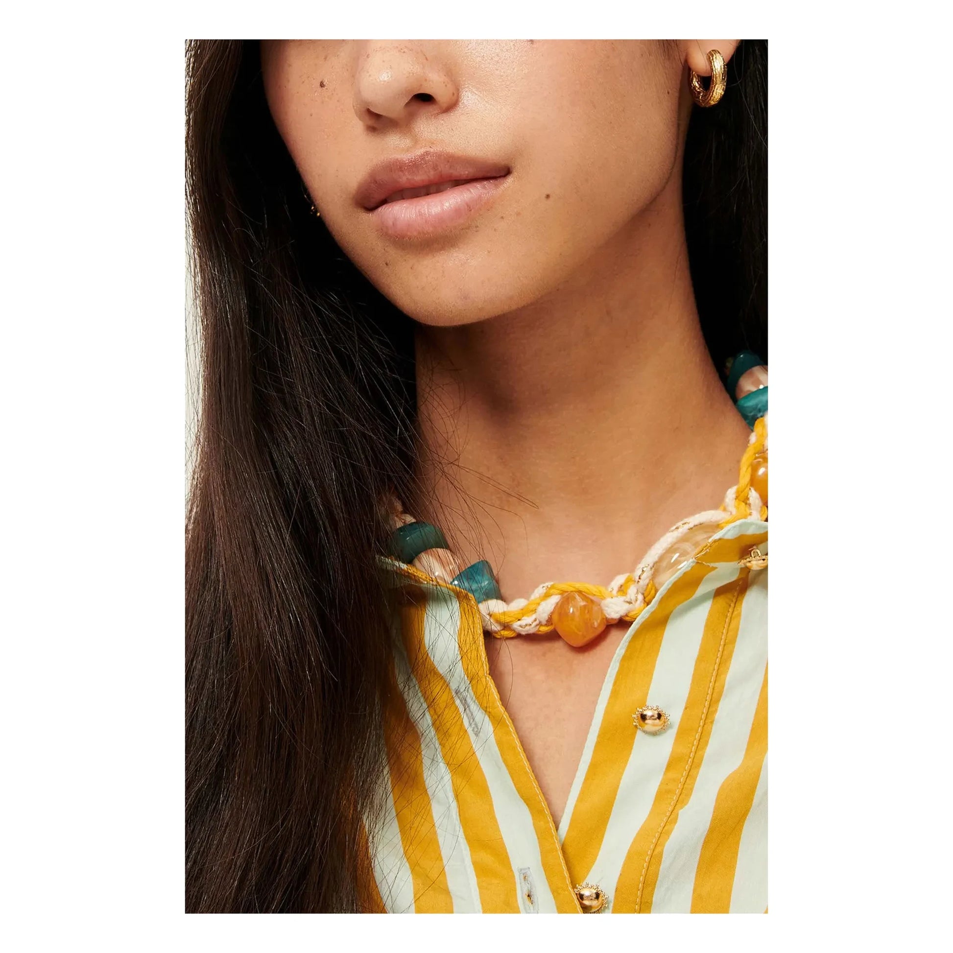 Sessùn - Lido Stripes Shirt | Yellow