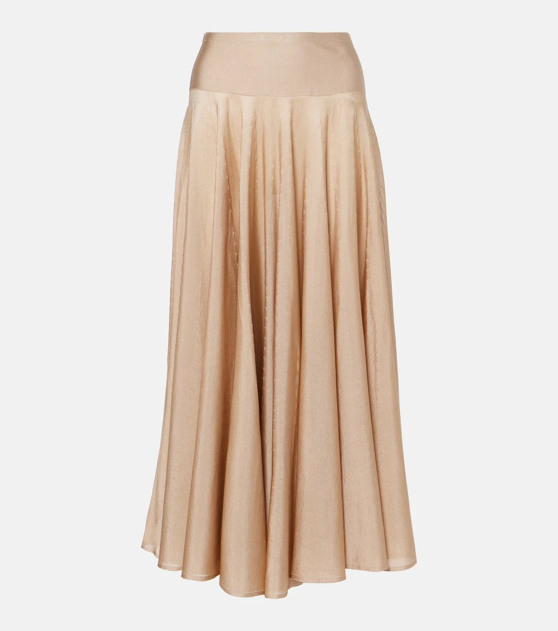 Alaïa - Pleated maxi skirt