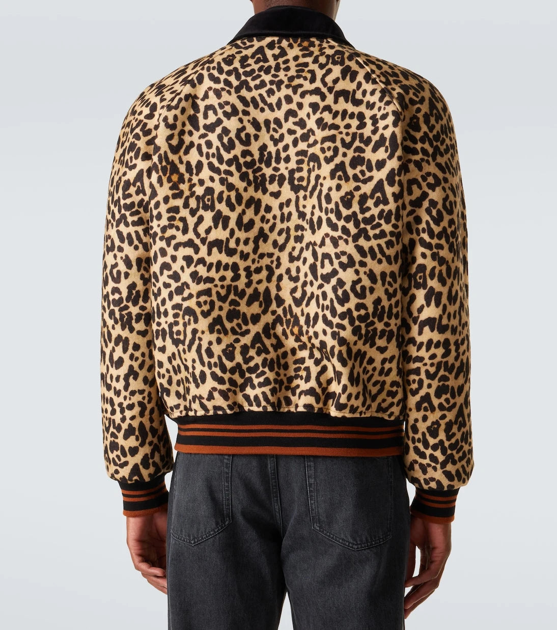 Valentino - VGold leopard-print wool blouson jacket