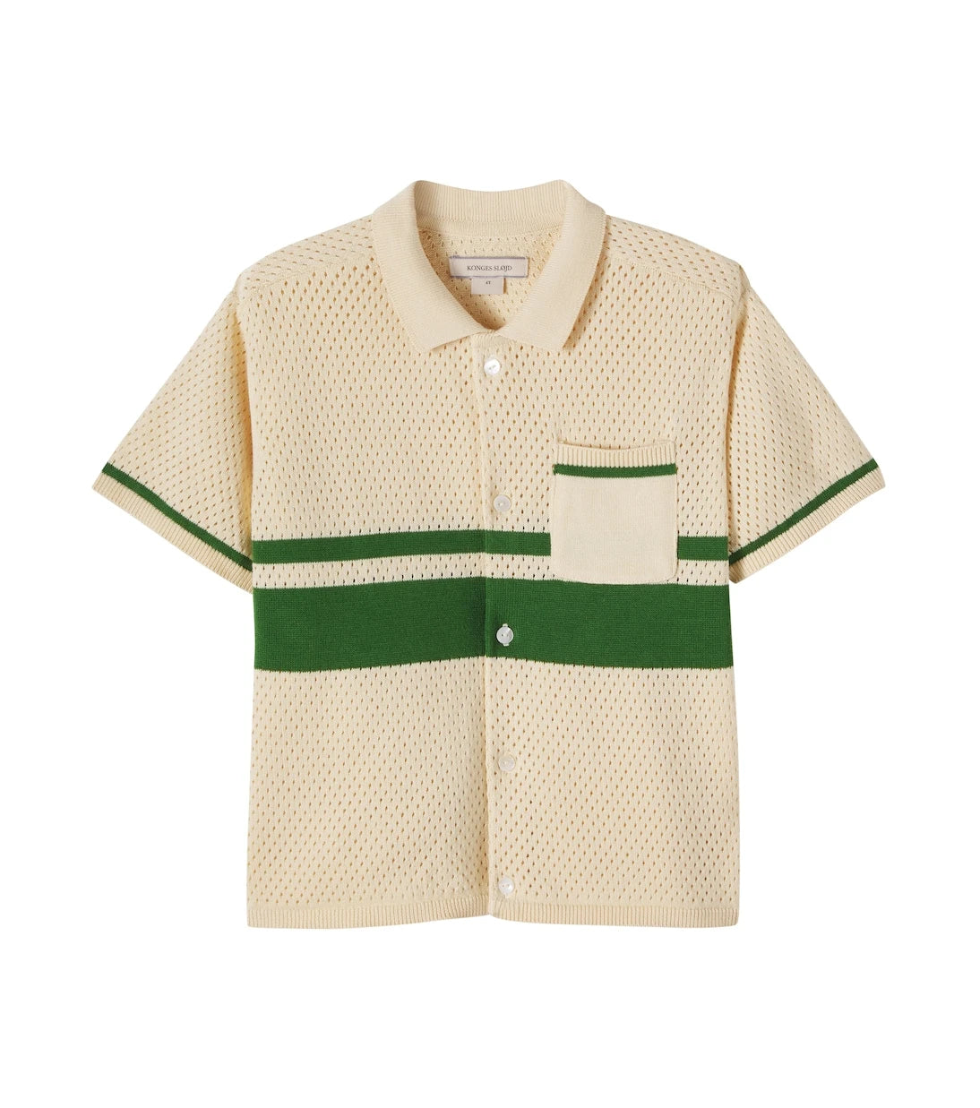 Konges Sløjd - Hai knitted striped cotton shirt