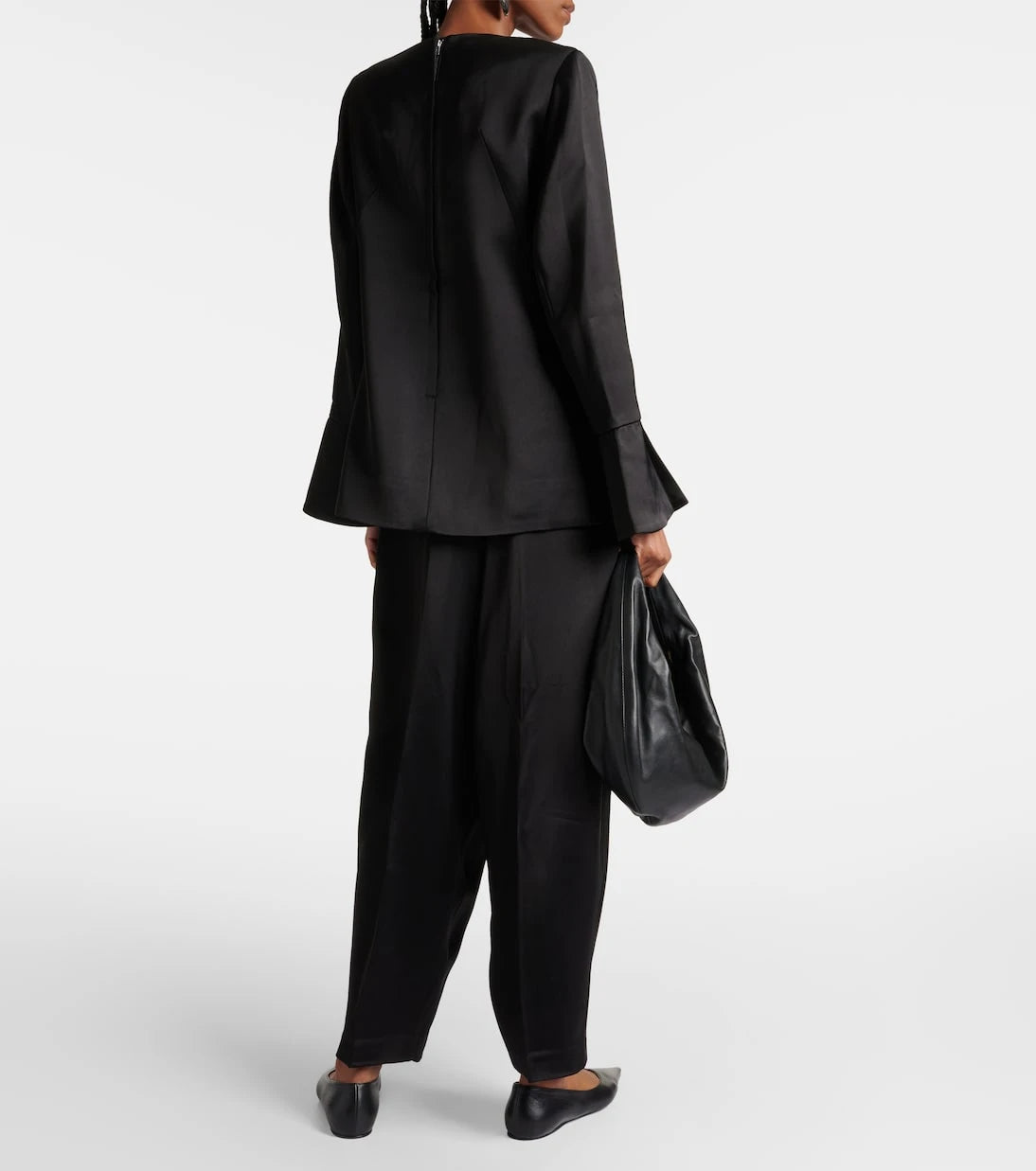 CO - Satin crêpe blouse