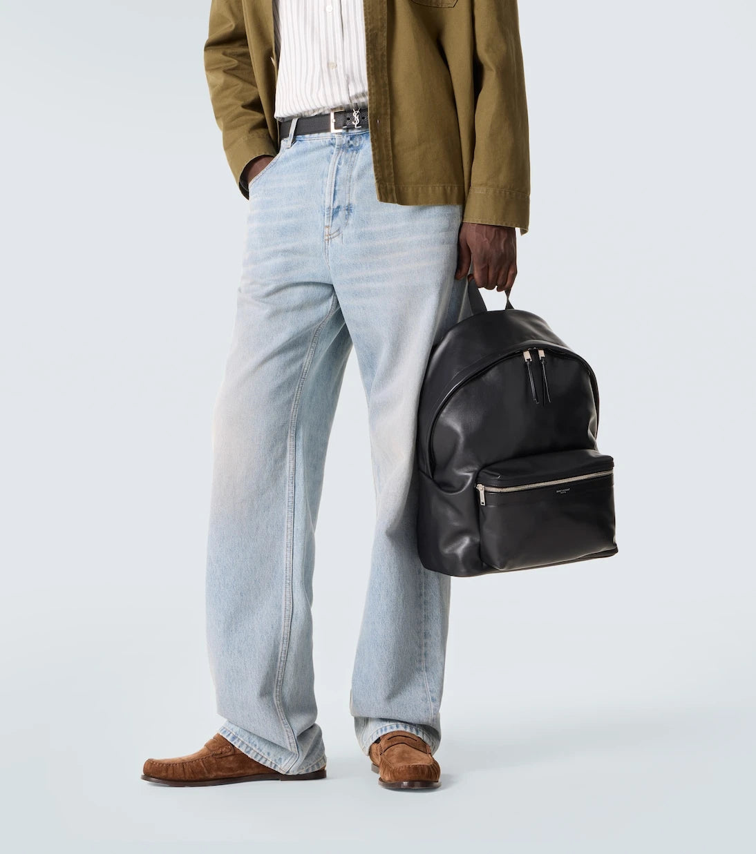 Saint Laurent - City leather backpack