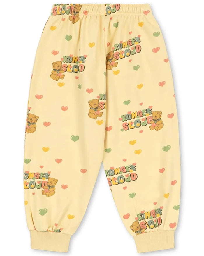 Konges Sløjd çocuk pamuklu jogger pantolon SPOTTY SWEAT PANTS GOTS