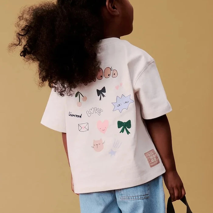 Liewood Çocuk Pamuklu Tyler Placement SS T-shirt