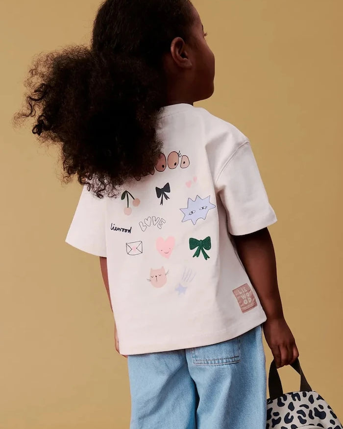 Liewood Çocuk Pamuklu Tyler Placement SS T-shirt